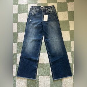 NWT Flying Monkey Jeans Dark Blue Denim Jeans Size 28